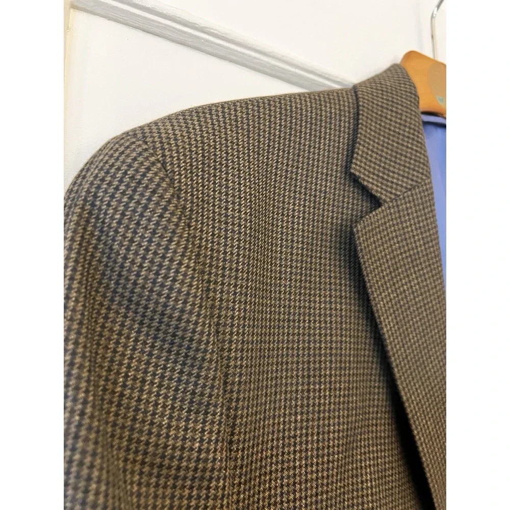CHAPS RALPH LAUREN Men's Size 46 Blazer Sport Coat Suit Jacket Brown